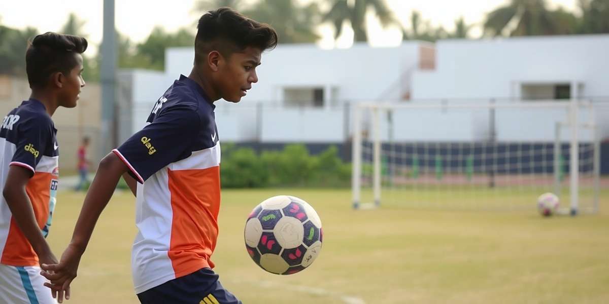 Goa Talented Youth Footballers - Scout Evaluation Young footballer being scouted during a local tournament in Goa