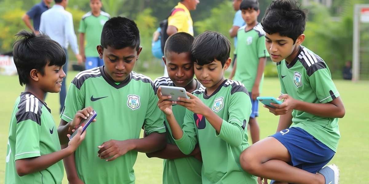 Goa Talented Youth Footballers - Community Gaming Group of young Indian players enjoying Goa Talented Youth Footballers on mobile devices